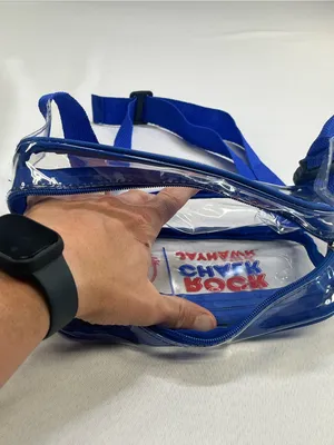 Kansas Jayhawks Clear Fanny Pack Wendy's Promo Stadium Approved Waist Bag thumbnail 4