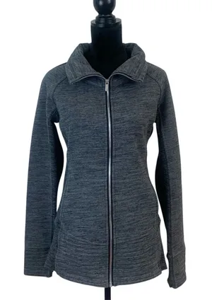 Lululemon Radiant Jacket Woman Sz 8‎ Heather Gray Sporty Workout Gym Athleisure thumbnail 1