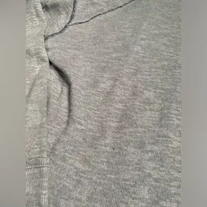 Free people we the free Gray Turtleneck long sleeve split back medium thumbnail 2