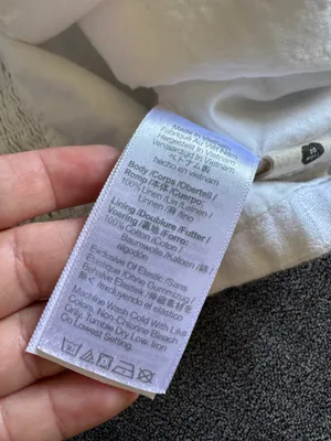 Madewell linen crop top S thumbnail 7