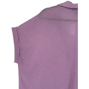 NWT Banana Republic Women's Linen Blend V-Neck Polo Top Lavender Pink Size XXL thumbnail 8