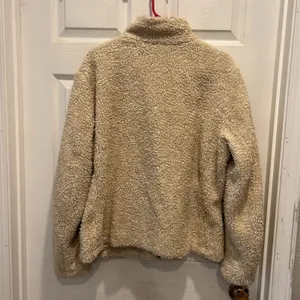 Pendleton Women's Cream Fuzzy Sherpa Full Zip Jacket‎ Outdoor Size XL Cozy thumbnail 5