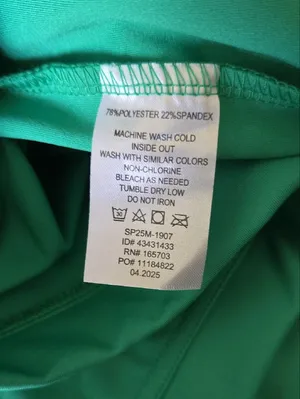 BNWT Sports Bra, Green Double-Strap, Size XL thumbnail 8