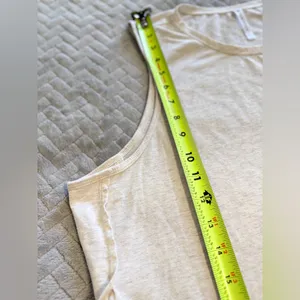 FABLETICS  Tunic Tank Top With Open Sides  Sand color-Size 1X thumbnail 7