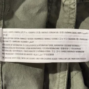 Abercrombie Cargo Pants Green Utility Hiking Outdoor Workwear Gorpcore 14 32 thumbnail 3