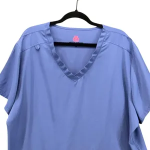Natural Uniforms Womens Scrub Top Size 3X Cooling Medical Nursing Hospital Comfy thumbnail 3