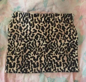 cheetah print bodycon skirt thumbnail 3
