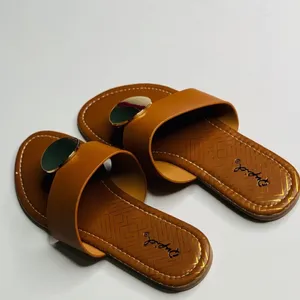 Brown and Golden‎ Qupid Sandals for Women thumbnail 2