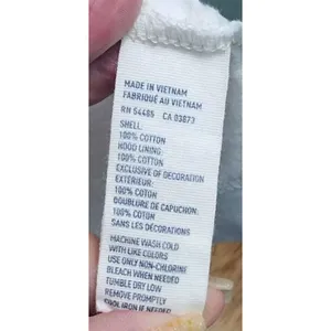 American Eagle Womens Large Light Weight Hooded‎ Jacket White **Minor Flaw thumbnail 4