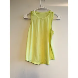 Lululemon Racerback Tank Top‎ Neon Yellow Lime Women Size 4 thumbnail 2
