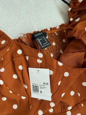 NWT Forever 21 Polka Dot Midi Dress thumbnail 5