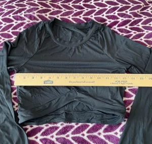 Apex Long Sleeve Crop Top Small thumbnail 2