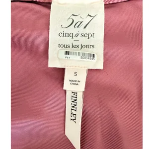 Cinq‎ a Sept Finnley Pink Satin Sleeveless Jogger Jumpsuit Small Tous Les Jours thumbnail 8