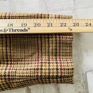 VTG Amanda Smith Wool Check Plaid Blazer Shoulder Pads Preppy Clueless Jacket 16 thumbnail 8