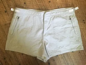 American Eagle Y2K tan shorts Tan Size 10 thumbnail 1