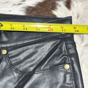 Lilly Pulitzer Eagan Black High Rise Coated Skinny Jeans D31‎ thumbnail 10
