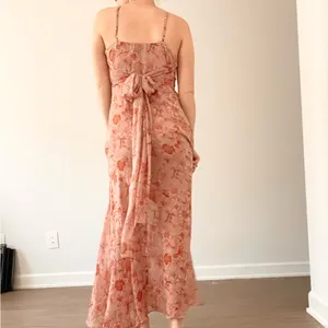 Dress Forum Lavender Orange Floral Dress thumbnail 4
