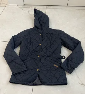 Barbour Navy Blue Millfire Quilted Jacket Size 4 US thumbnail 1