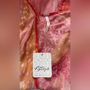 Free People Pink and Orange Tank Top thumbnail 5