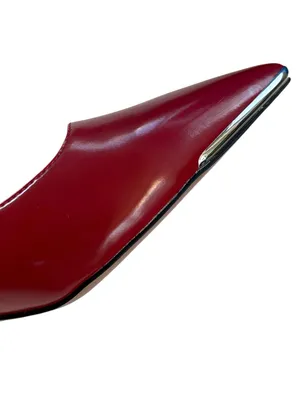 Like New Franco Sarto Pointed Toe Heels Red Size 10 Wide thumbnail 5
