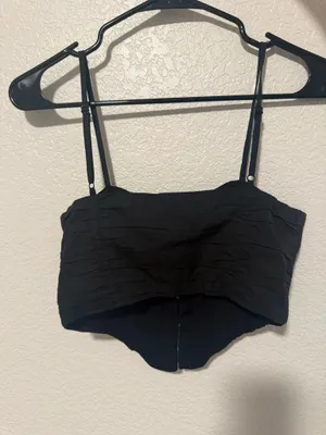 Princess Polly Black Corset Top thumbnail 5