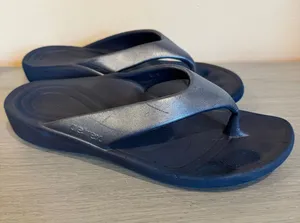 Aetrex womens orthotic Maui Flips arch‎ support Aetrex Maui Thong sandals Navy thumbnail 1