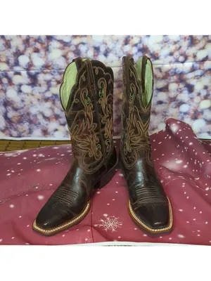 Ariat legend cowboy boots sassy brown size 6B thumbnail 3