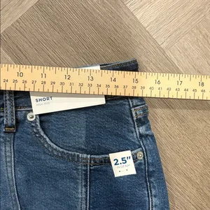 Arizona Women's Denim Shorts High Rise Size 11 thumbnail 5