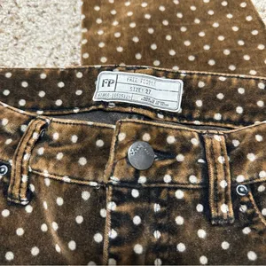 Velour Free People Polka Dot Skinny Pants thumbnail 3