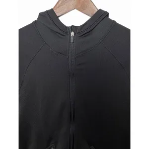 Lululemon Seamless Ventilate Jacket Black Hooded Full Zip Running Gym Womens 6 thumbnail 5