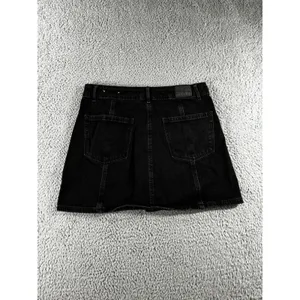 American Eagle‎ Skirt Women 6 High Rise A Line Button Front Denim thumbnail 2