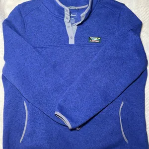 L.L. Bean Women’s Pullover in Vibrant Blue thumbnail 1