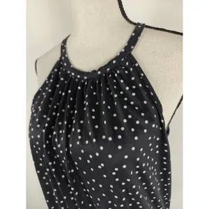 Women Unbranded Halter Dress Black White Polka Dot Size M thumbnail 5