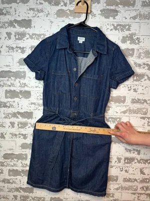 J. Crew | women denim button down dress thumbnail 5