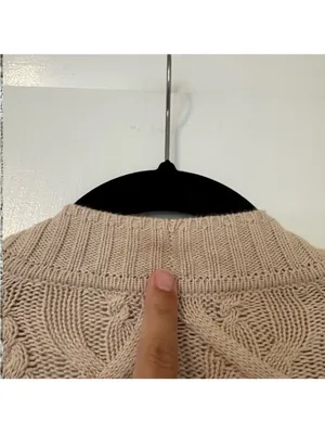 J. Crew Cableknit Chunky Fishermans Button Front Cardigan Sweater Womens Medium thumbnail 5