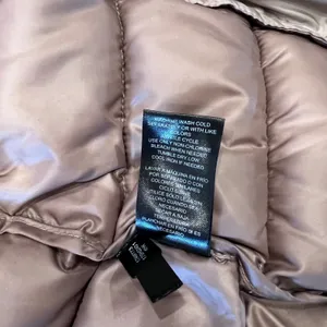Kenneth‎ Cole New York Womens Taupe Quilted Hooded Puffer Jacket Parka Large L thumbnail 8