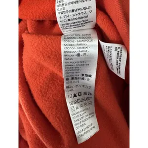 Levi’s Orange Spell Out Crewneck Boxy Sweatshirt Women’s Size Medium thumbnail 8