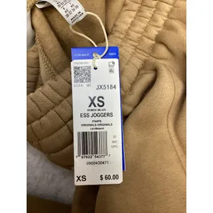 Adidas Originals Essentials Joggers Cardboard Brown Tan Fleece Pants‎ JX5184 XS thumbnail 5