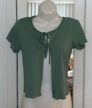 Double Self Tie Front Top Size M thumbnail 1