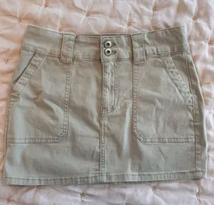 Vintage Khaki Mini Skirt Y2K thumbnail 1