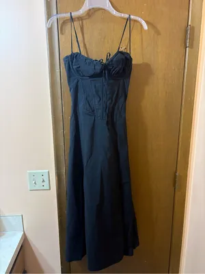 Babyboo Mariella Midi Dress in Black thumbnail 3