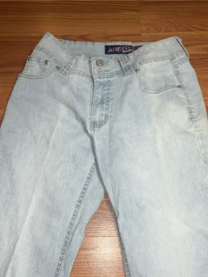 Angels Jeans Pale Blue Relaxed High-Rise Denim size 8 thumbnail 1