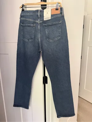 Citizens of Humanity Charlotte Jeans high‎ rise straight button fly new thumbnail 9