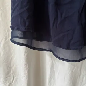 Francescas Alya Navy Embroidered Cold Shoulder Bohemian Babydoll Dress thumbnail 4