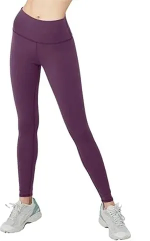 Alo Yoga sz S High‎ Waist Airbrush Legging Plum 7/8 Length Workout Athletic thumbnail 1