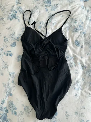 Aerie Black One-Piece Swimsuit thumbnail 2