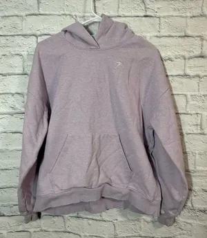 Gymshark Women's Lavender Hoodie Sweatshirt, Medium thumbnail 1