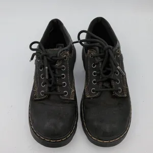 Skechers 45120 Black Leather Chunky Platform Oxford Shoes Womens 8 Y2K Grunge thumbnail 4