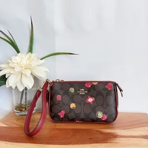 Coach Nolita 19 In Signature Canvas wristlet With‎ Ornament Print thumbnail 2
