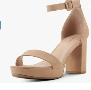 - New Marco Republic tan platform block heeled sandals size 6.5 thumbnail 1
